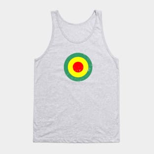 DISTRESSED ROUNDEL - Red Yellow Green Tank Top